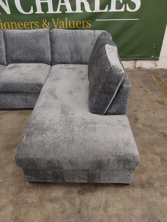 DESIGNER SALERNO STANDARD FABRIC CORNER CHAISE SOFA