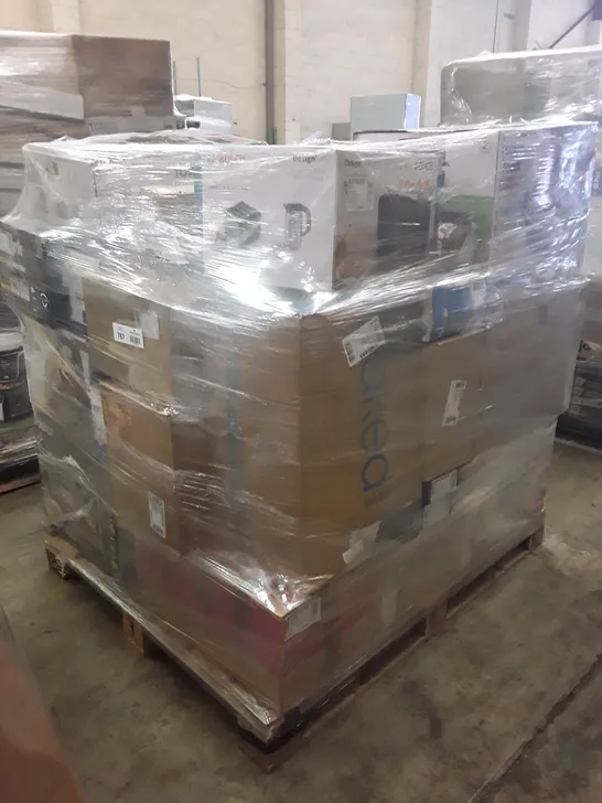 PALLET OF APPROXIMATELY 52 UNPROCESSED RAW RETURN HOUSEHOLD AND ELECTRICAL GOODS TO INCLUDE;