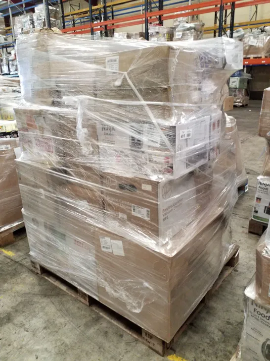 PALLET OF APPROXIMATELY 24 UNPROCESSED RAW RETURN HOUSEHOLD AND ELECTRICAL GOODS TO INCLUDE;