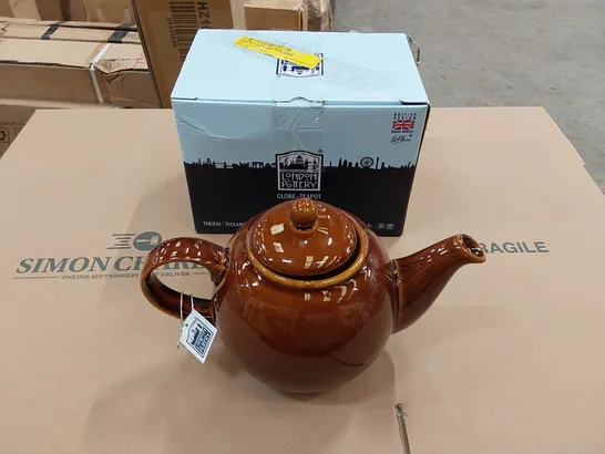 BOXED LONDON POTTERY GLOBE TEAPOT (1 BOX)