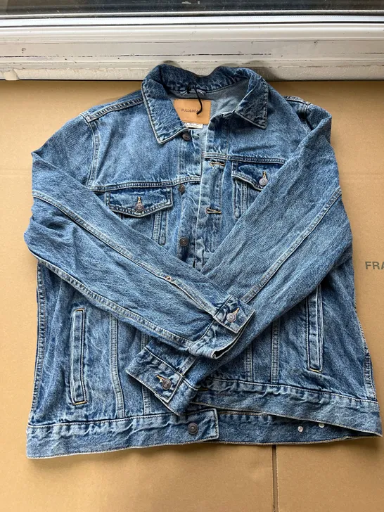 PULL&BEAR XL BLUE DENIM JACKET