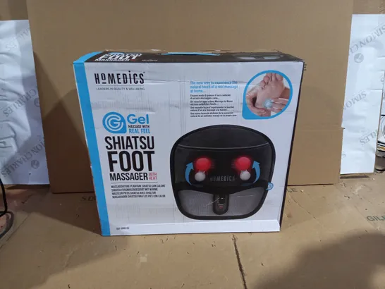 BOXED HOMEDICS EL MASSAGE SHIATSU FOOT MASSAGER 