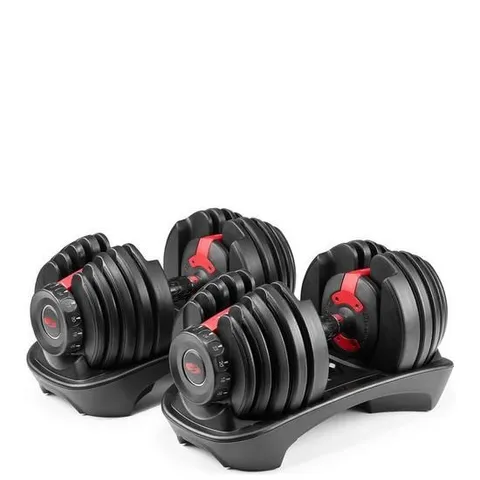 BOXED BOWFLEX SELECTTECH 552I ADJUSTABLE DUMBELLS (2 BOXES)