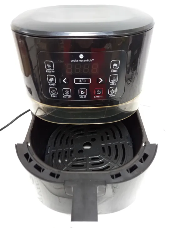 COOK'S ESSENTIALS 4L AIR FRYER IN BLACK