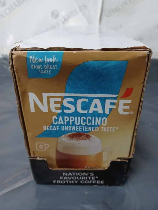 BOXED NESCAFE CAPPUCINO DECAF SET (6x120g)