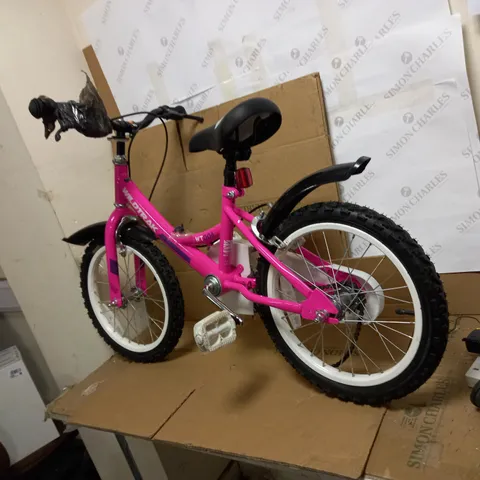 WILDTRAK GIRLS WT006 10.5X16 SGL PINK BIKE, 16 INCH WHEEL