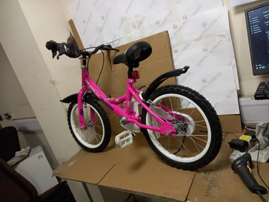 WILDTRAK GIRLS WT006 10.5X16 SGL PINK BIKE, 16 INCH WHEEL