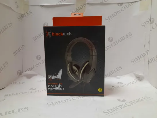 BLACKWEB STEREO PC GAMING HEADSET 3.5M JACK