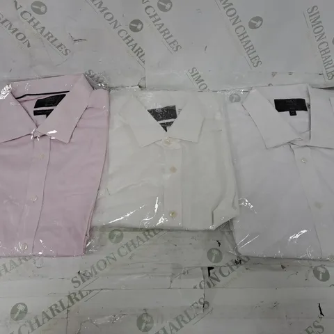 APPROXIMATELY 20 M&S SHIRTS IN VARIOUS COLOURS AND SIZES