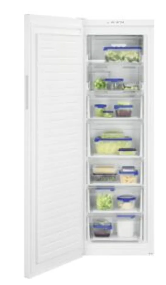 ZANUSSI FREESTANDING FROST FREE TALL FREEZER 279L WHITE Model ZUHE30FW2 RRP £667