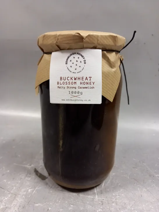 SEALED EDINBURGH HONEY CO BUCKWHEAT BLOSSOM HONEY - 1KG - COLLECTION ONLY 