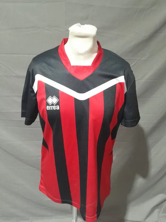 APPROXIMATELY 10 ASSORTED ERREA FOOTBALL SHIRTS IN VARIOUS STYLES AND SIZES 