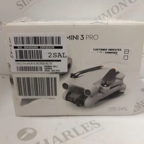 BOXED DJI MINI 3 PRO RC ULTRA LIGHT 249G