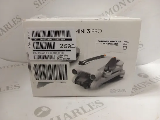 BOXED DJI MINI 3 PRO RC ULTRA LIGHT 249G