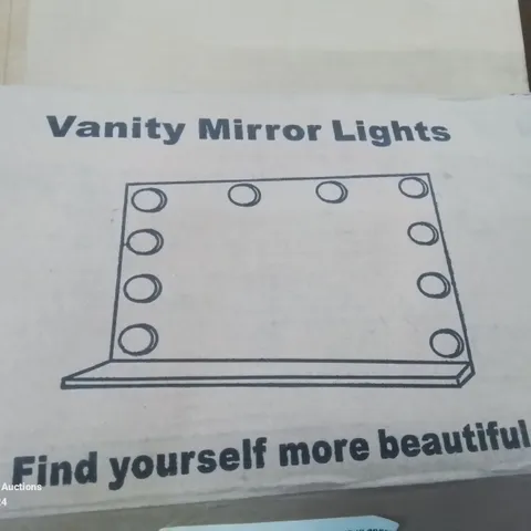 BOXED  VANITY MIRROR LIGHTS (UNTESTED)