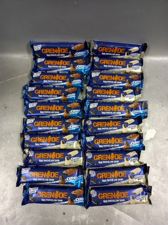 20 X GRENADE HIGH PROTEIN BARS IN OREO FLAVOUR 