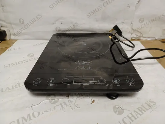 QUEST 35839 SINGLE DIGITAL INDUCTION CERAMIC PORTABLE HOB HOT PLATE