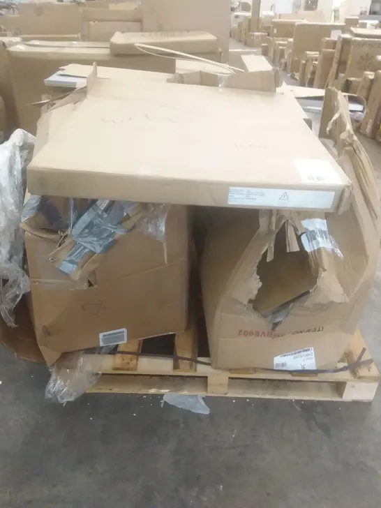 PALLET OF ASSORTED FURNITURE PARTS 