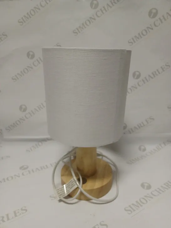 JOHN LEWIS SLATER WOOD TABLE LAMP