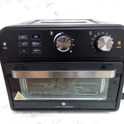 BOXED COOK'S ESSENTIAL 21-LITRE AIRFRYER OVEN IN BLACK 