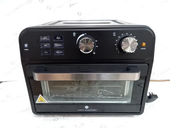 BOXED COOK'S ESSENTIAL 21-LITRE AIRFRYER OVEN IN BLACK 