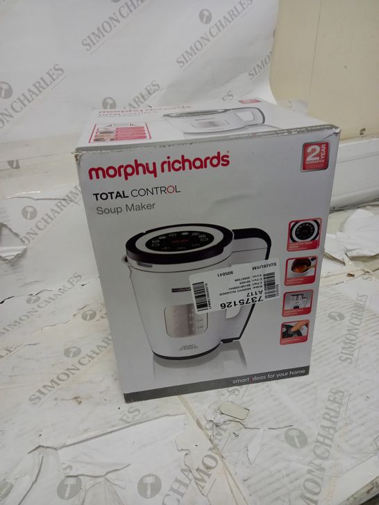 MORPHY RICHARDS TOTAL CONTROL SOUP MAKER