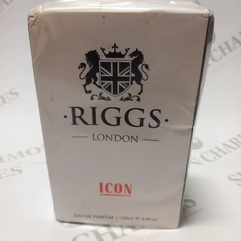 BOXED AND SEALED RIGGS LONDON ICON EAU DE PARFUM 100ML