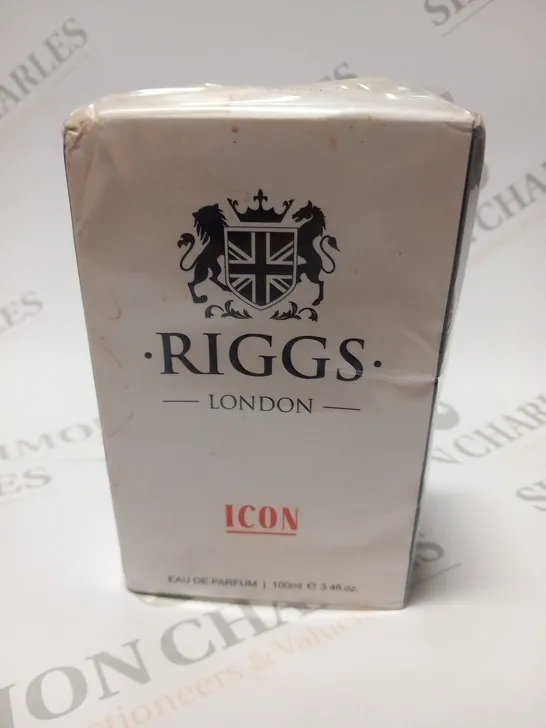 BOXED AND SEALED RIGGS LONDON ICON EAU DE PARFUM 100ML