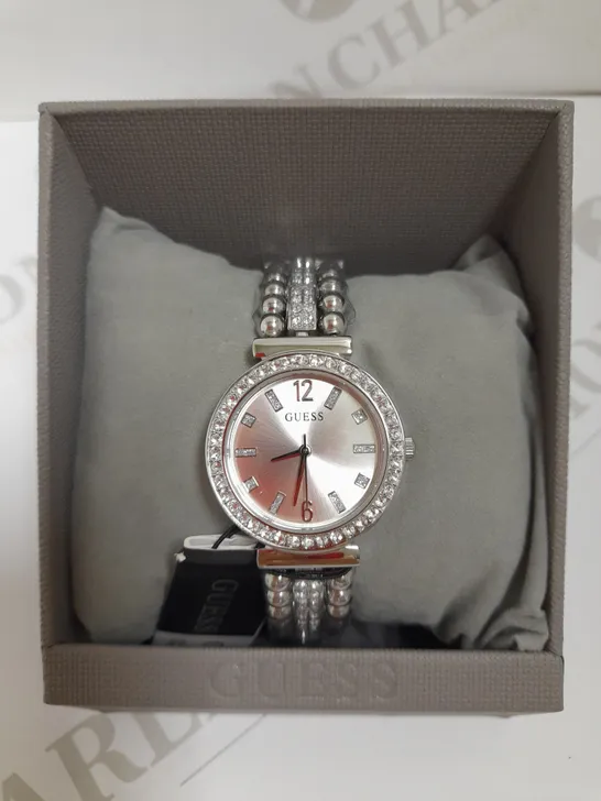 GUESS GALA SILVER TONE SILVER LADIES WATCH  RRP £149