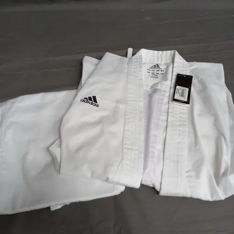 ADIDAS CLUB KARATE UNIFORM IN WHITE - SIZE 150