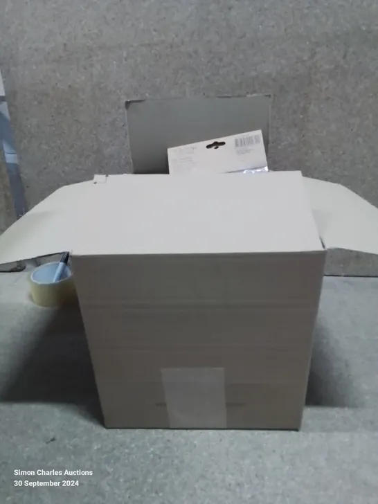 BOX CONTAINING LARGE NUMBER OF BAGGED AND SEALED NATURAL TABLE DECORATION