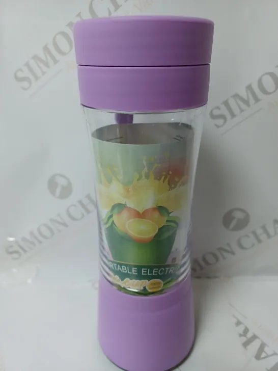 BOXED PORTABLE AND RECHARGEABLE BATTERY-POWERED JUICE BLENDER 380ML HM-03