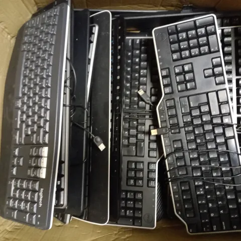 LOT OF 15 COMPUTER KEYBOARDS