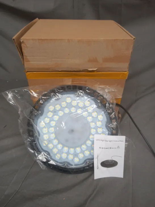 5 BOXED UFO HIGH BAY LIGHTS 