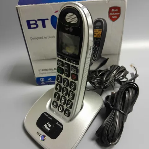 BT BT4000 BIG BUTTON SINGLE DIGITAL PHONE