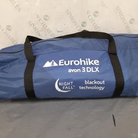 EUROHIKE AVON 3 DLX NIGHT FALL DOME TENT 