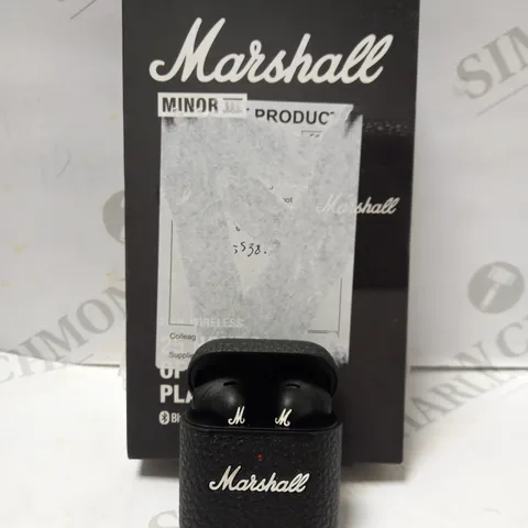 MARSHALL MINOR III TRUE WIRELESS BLUETOOTH EARPHONES