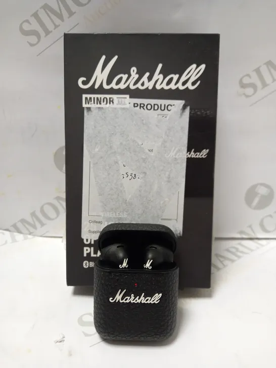 MARSHALL MINOR III TRUE WIRELESS BLUETOOTH EARPHONES