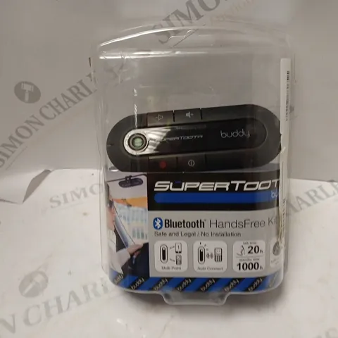 BOXED SUPERTOOTH BLUETOOTH HANDS FREE KIT