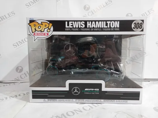 BOXED FUN POP! RIDES LEWIS HAMILTN VINYL FIGURE - 308