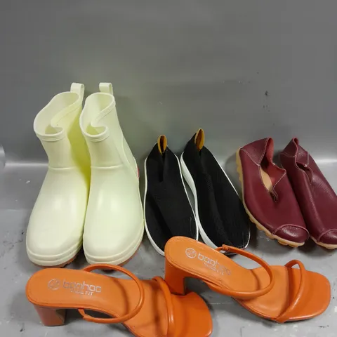 APPROXIMATELY 20 ASSORTED PAIRS OF FOOTWEAR IN VARIOUS STYLES & SIZES	