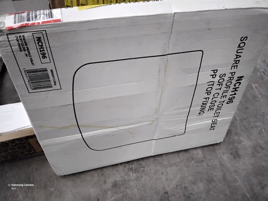 BOXED SOFT CLOSE SQUARE PROFILE STANDARD TOILET SEAT