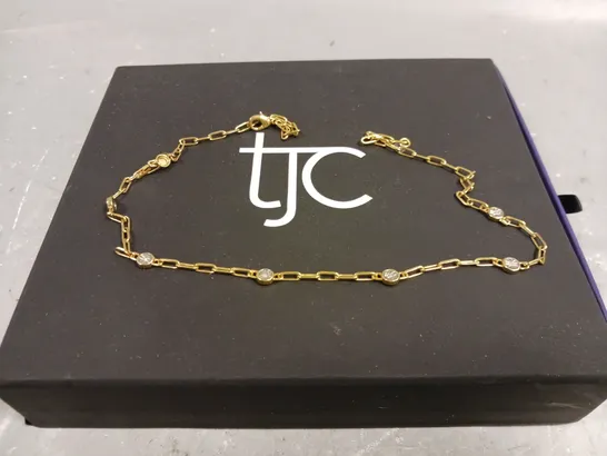 TJC WHITE DIAMOND PURE BRASS NECKLACE 