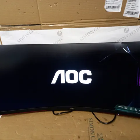 AOC AGON CU34G3S - 34 INCH QHD CURVED GAMING MONITOR COLLECTION ONLY 