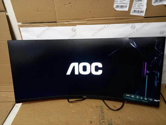 AOC AGON CU34G3S - 34 INCH QHD CURVED GAMING MONITOR COLLECTION ONLY 