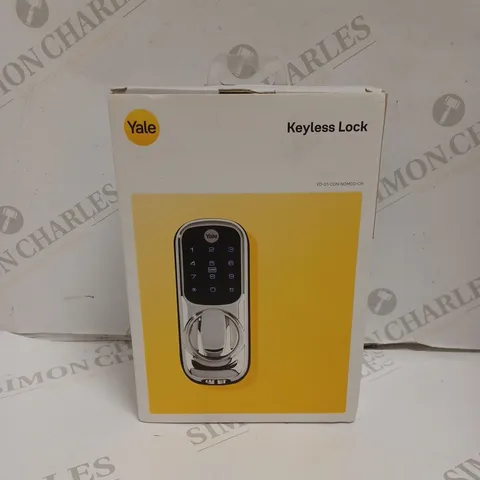 BOXED YALE KEYLESS LOCK. 