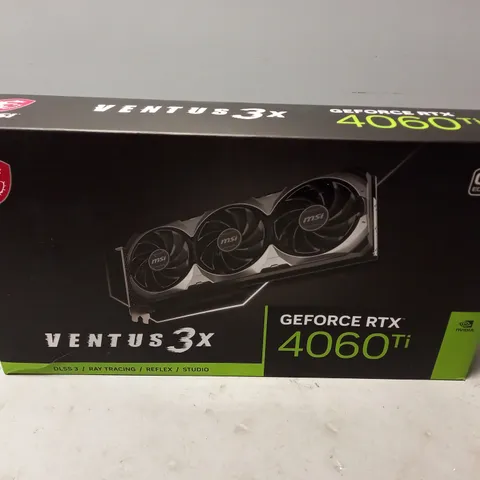 BOXED NVIDIA VENTUS 3X GEOFORCE RTX 4060Ti