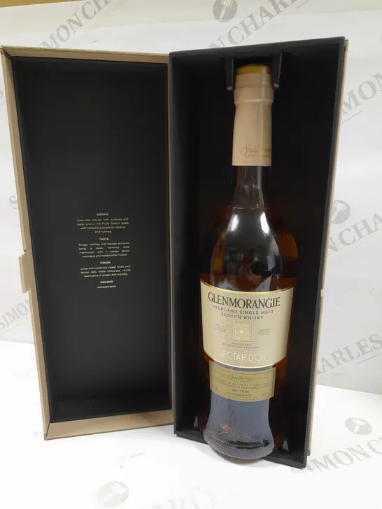 BOXED GLENMORANGIE HIGHLAND SINGLE MALT SCOTCH WHISKY NECTAR D'OR AGED 12 YEARS SAUTERNES CASK FINISH