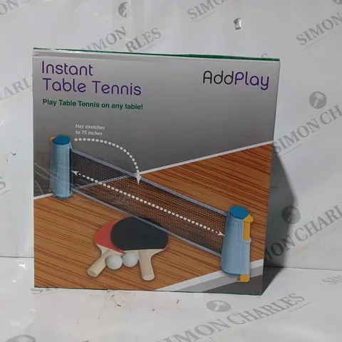 BOXED ADDPLAY INSTANT TABLE TENNIS