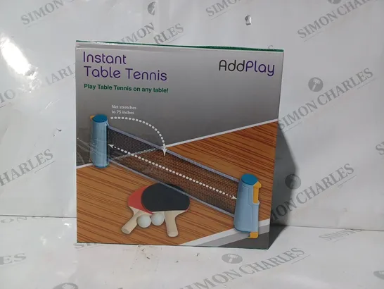 BOXED ADDPLAY INSTANT TABLE TENNIS